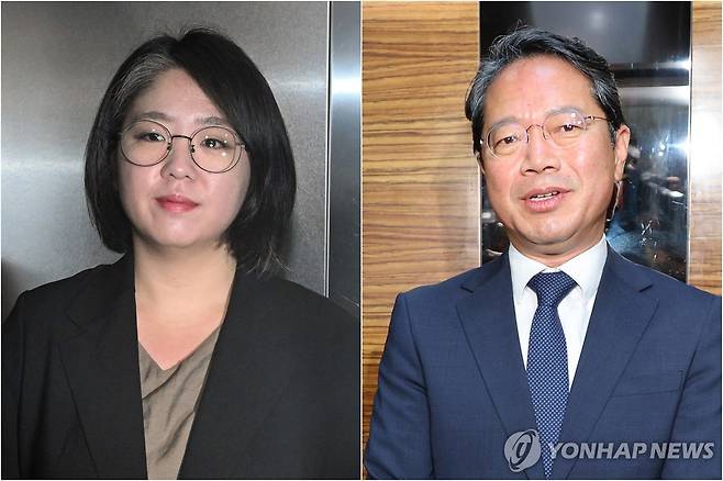 용혜인 성평등가족부 장관 후보자(왼쪽)와 김승원 법무부 장관 후보자 [연합뉴스 자료사진]