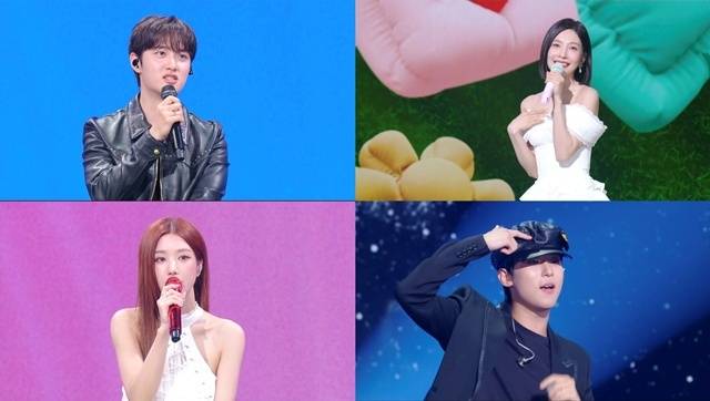 그룹 엑소의 도경수, 그룹 레드벨벳의 조이, 래퍼 빅나티, 가수 권은비(왼쪽 위부터 시계방향)가 KBS2 예능프로그램 '더 시즌즈-성시경의 고막남친'에 출격한다. /KBS2