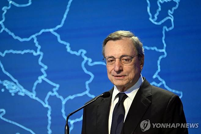 마리오 드라기 전 유럽중앙은행(ECB) 총재 [AP=연합뉴스. 재판매 및 DB 금지]