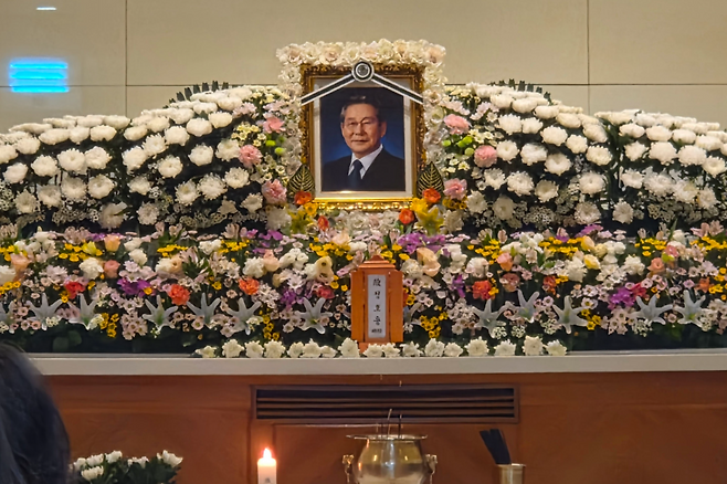 정호용 전 국방부 장관 빈소 아주대병원