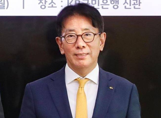 ▲KB금융지주 차기 회장 후보인 이재근 부문장.