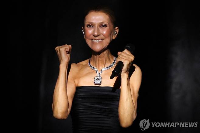 돌아온 셀린 디옹 병마를 극복하고 본격적인 음악활동을 재개한 셀린 디옹 [AFP=연합뉴스. 재판매 및 DB 금지]