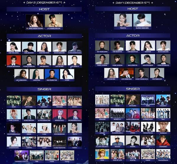 'Asia Artist Awards 2026' 전체 출연진 라인업 / 사진=AAA 조직위원회
