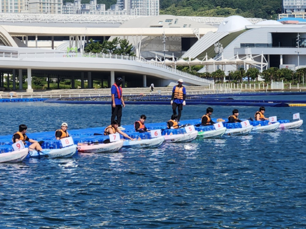 여수마린페스티벌 해양레저스포츠대회 장면/사진=완도수산고등학교