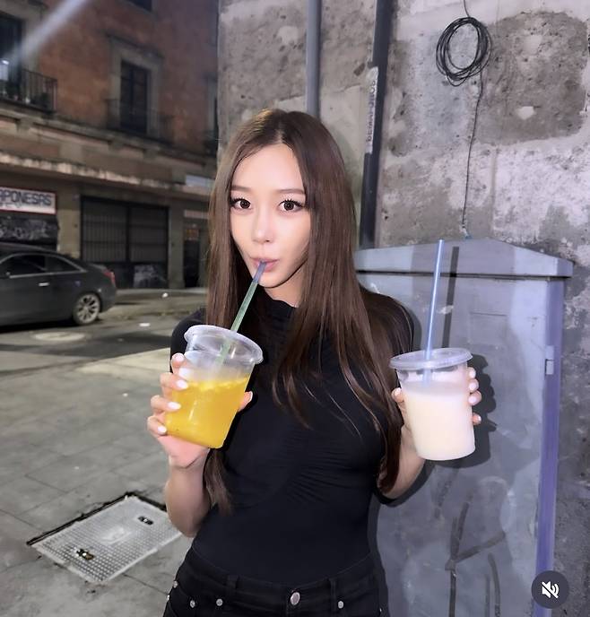 지젤 SNS 캡처.