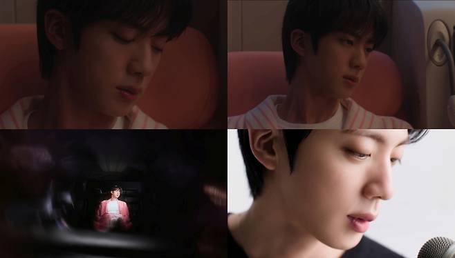 '미의 남신' 방탄소년단 진, 라네즈 슬리핑 마스크 캠페인 나오자마자 판매 1위..'품절대란'