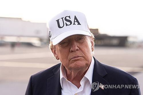 도널드 트럼프 미국 대통령 [AP=연합뉴스. 재판매 및 DB 금지]