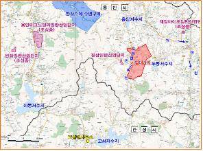 사업 대상지와 고삼저수지 [안성시 제공. 재판매 및 DB 금지]