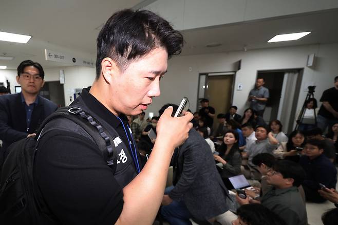 삼성그룹 초기업노동조합 삼성전자지부 최승호 위원장 [뉴시스]