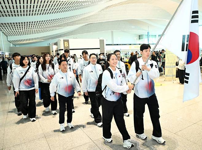 2026 아이치-나고야 아시안게임 선수단. 사진=대한체육회