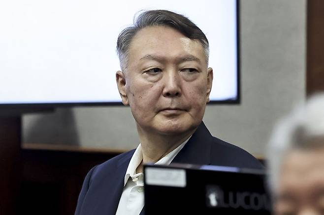 법정 출석한 윤석열 전 대통령 [연합뉴스 자료사진]