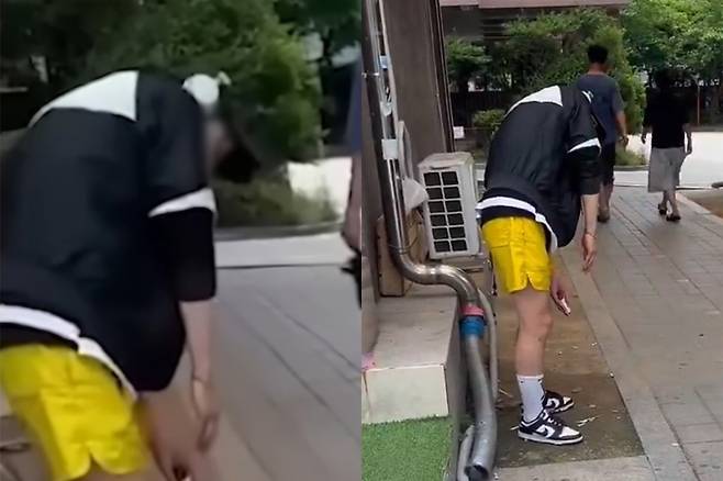 온라인상에 퍼진 이른바 ‘수원 마약 좀비’ 영상. 사회관계망서비스(SNS) 캡처