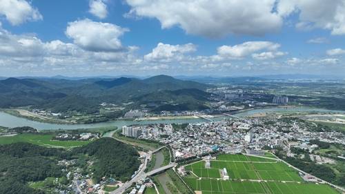금성산과 영산강 전경 [국립나주문화유산연구소 제공. 재판매 및 DB 금지]