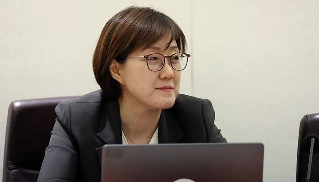국무회의 배석한 김현지 제1부속실장. 연합뉴스