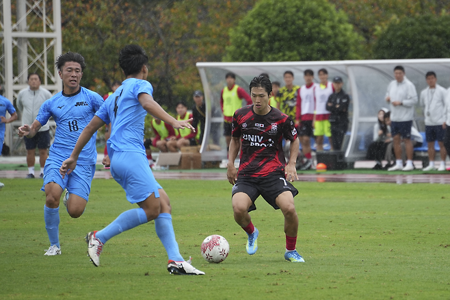▲ 지난 20일 막을 내린 제1회 한·일 대학축구 교류전. ⓒ대학축구연맹
