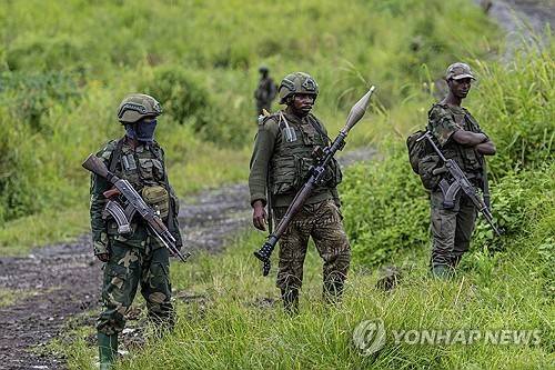 M23 반군 [AP=연합뉴스 자료사진. 재판매 및 DB 금지]