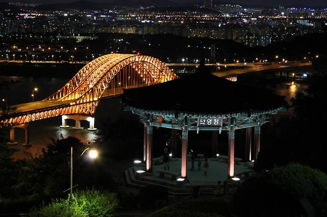 행주산성 야경. 사진제공=고양시
