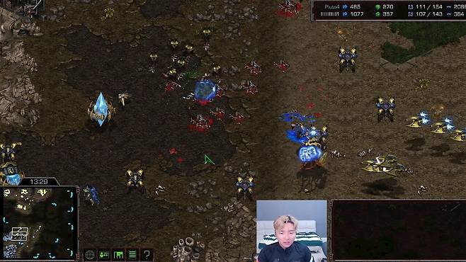 AI 플루토 vs ASL 챔피언 박성현의 대결을 중계하는 맹덕엄마