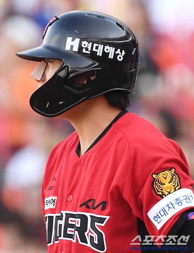 13일 광주 기아챔피언스필드에서 열린 KIA와 한화의 경기. 1회말 1사 1루. 타석에 나선 KIA 김도영. 광주=송정헌 기자songs@sportschosun.com/2026.09.13/