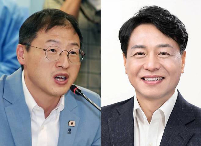 김상욱 울산시장(왼쪽). 최기영 봉화군수