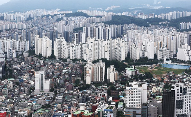서울 시내 아파트 모습. [연합뉴스]