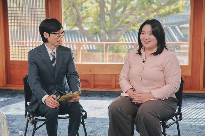 [서울=뉴시스] 유재석, 전은슬. (사진 = tvN '유 퀴즈' 캡처) 2026.09.30. photo@newsis.com *재판매 및 DB 금지