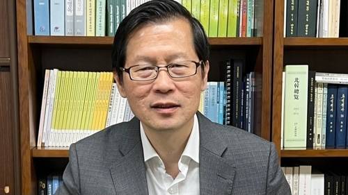 연합뉴스와 인터뷰 중인 정성장 세종연구소 부소장 [윤근영 기자 촬영]