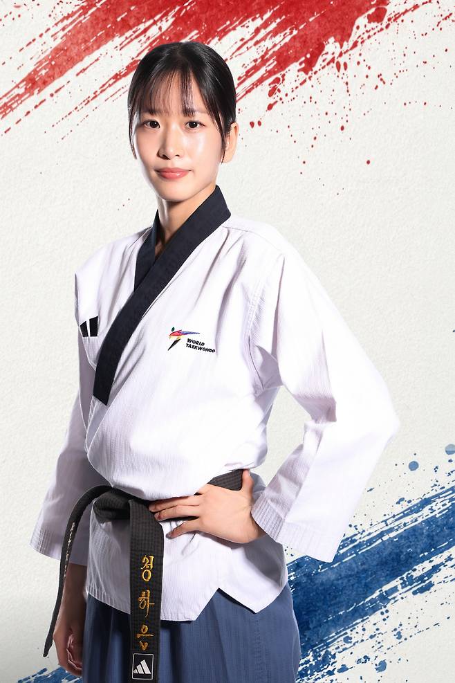 한국 태권도 국가대표 정하은.(대한체육회 제공. 재판매 및 DB 금지)
