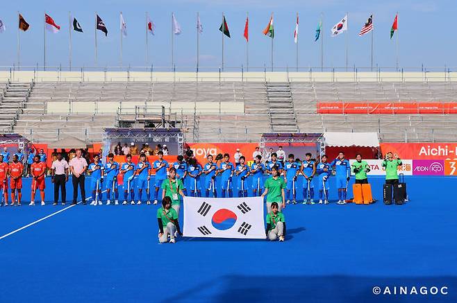 [서울=뉴시스] 남자 하키 대표팀. (사진=2026 아이치·나고야 아시안게임 조직위원회 제공) photo@newsis.com *재판매 및 DB 금지