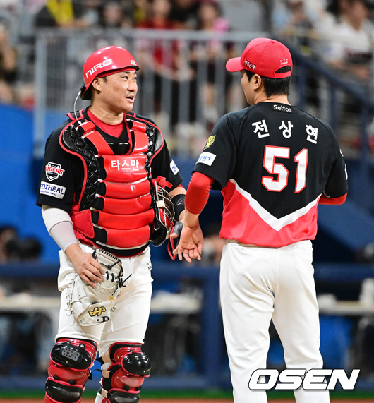 KIA 김태군과 전상현./OSEN DB