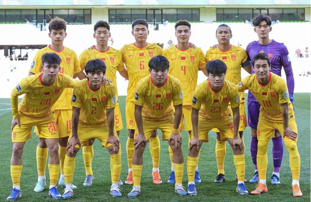중국 축구대표팀. /사진=중국 축구협회 홈페이지