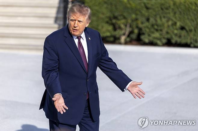 트럼프 대통령 [EPA=연합뉴스. 재판매 및 DB 금지]