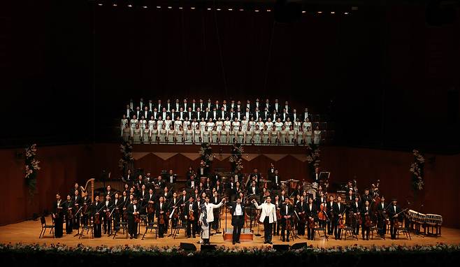 The New Year's Concert is held at the Seoul Arts Center's Concert Hall in Seocho District, southern Seoul, on Jan. 7. The arts center's new youth orchestra is set to make its debut on April 24 next year. MINISTRY OF CULTURE, SPORTS AND TOURISM
