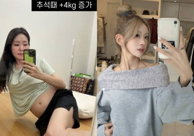 미자, 최준희. 사진| SNS