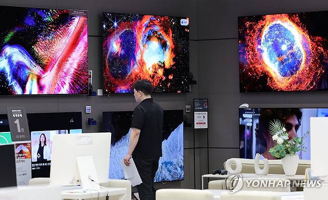 서울 한 전자제품 매장 모습. [연합뉴스 자료사진]