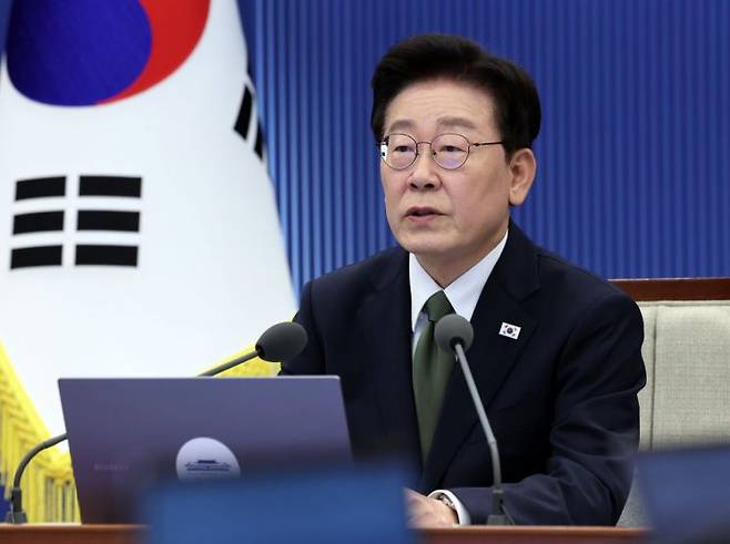 이재명 대통령이 1일 청와대에서 열린 수석보좌관회의에서 발언하고 있다. 2026.10.1 연합뉴스