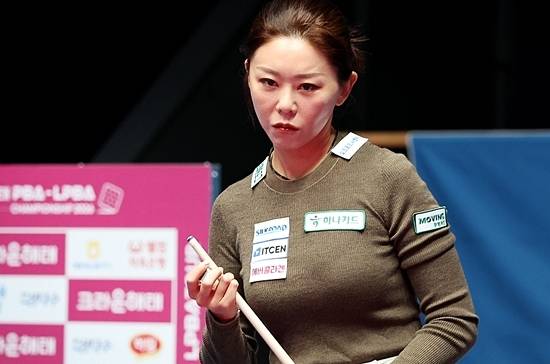 가장 강력한 우승후보인 김가영은 윤경남을 25:9로 제치고 32강에 진출했다. (사진=PBA)