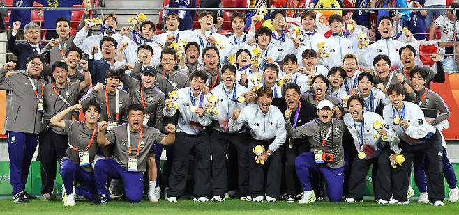 아시안게임 남자축구, 4회 연속 금메달. 연합뉴스