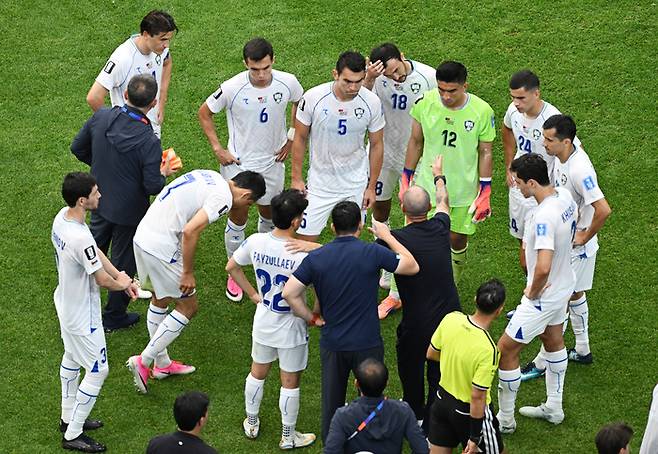 2026 북중미 월드컵 당시 우즈베키스탄의 모습. 사진 | 로이터연합뉴스