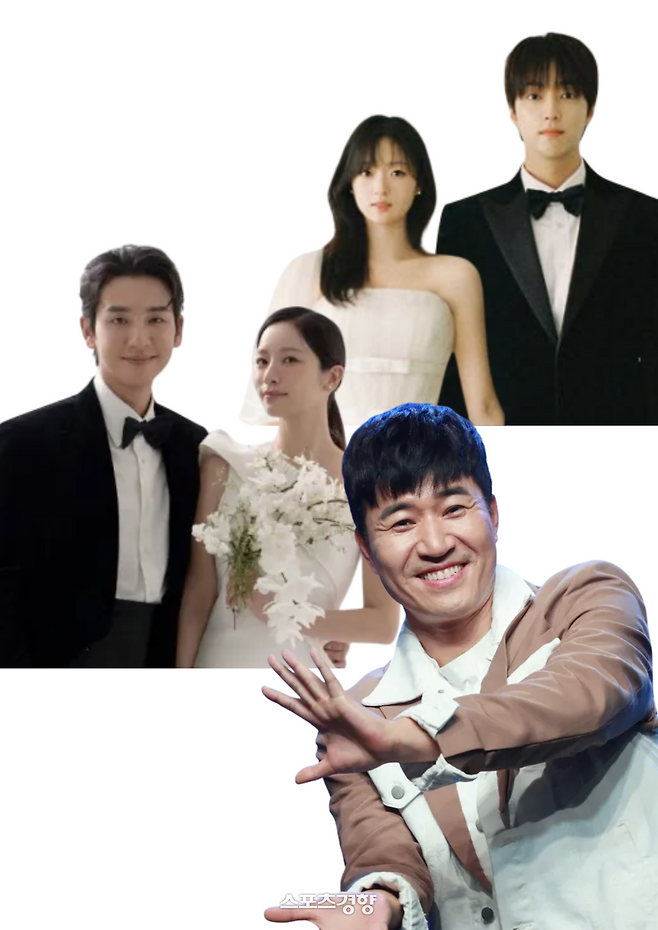 (오른쪽위부터 시계방향으로)이유진·차경은·김종민·김소리·송지호. 사진=이유진 sns, 연합뉴스, 알리아 스튜디오 제공.