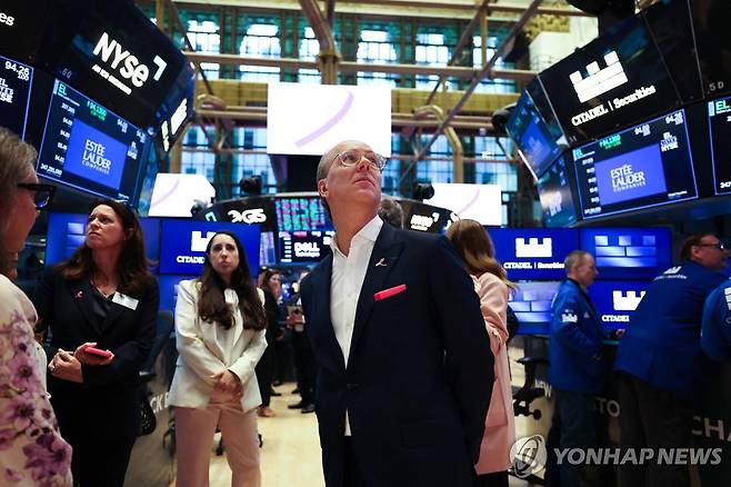 5일(현지시간) 미국 뉴욕증권거래소(NYSE) [AFP=연합뉴스]