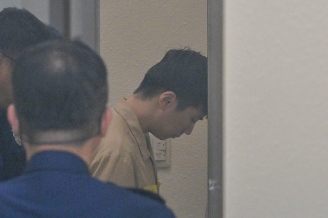 1심 선고공판 출석하는 장윤기. 연합뉴스
