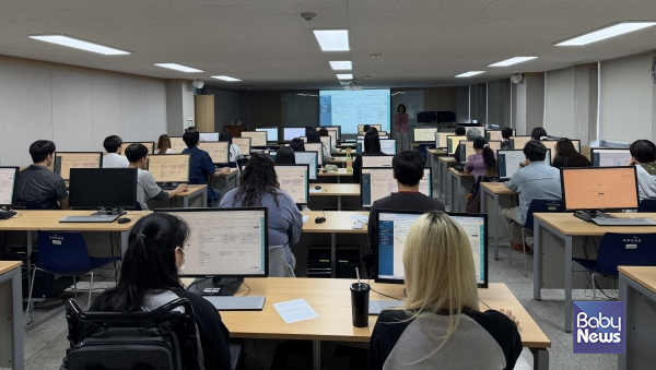 대구대학교 청소년상담복지학과 희망이음 실습교육 현장.&nbsp;ⓒ한국사회보장정보원