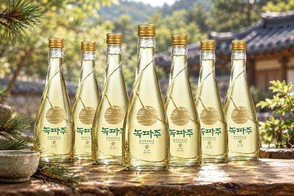 현재 시판 중인 녹파주 [제조사 홈페이지 캡처]