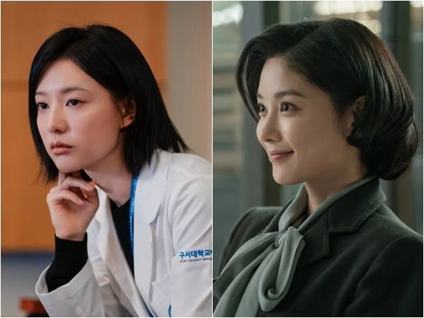 SBS '닥터X'의 김지원(왼쪽)과  tvN '100일의 거짓말'의 김유정
