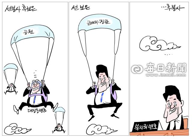 매일희평.김경수화백
