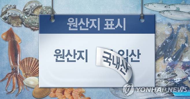 생선류 원산지 표시 위반(PG) [최자윤 제작] 사진합성·일러스트