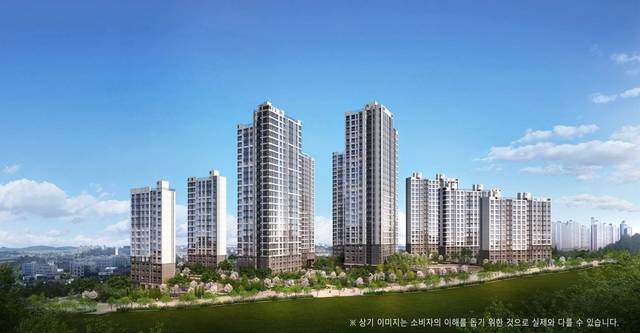 아산테크노밸리 the1 7차 투시도 이미지.