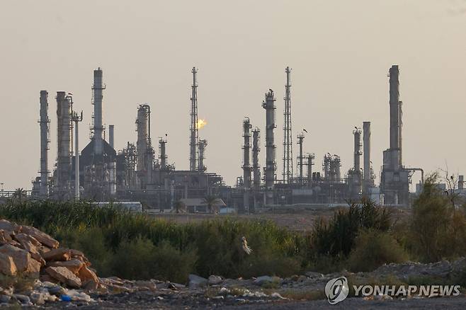 아람코 석유화학 시설(기사 내용과 직접적인 관계없음) [AFP=연합뉴스. 재판매 및 DB 금지]