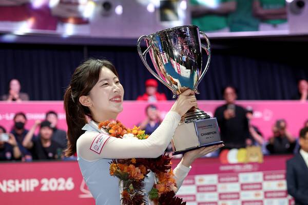 프로당구 새로운 스타 정수빈. PBA 제공